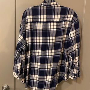 Old navy oversized plaid flannel